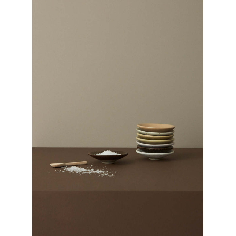 Hagi Stoneware Dessert Bowl, Caramel