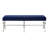 Giselle Velvet Acrylic X-Leg Bench-27327235