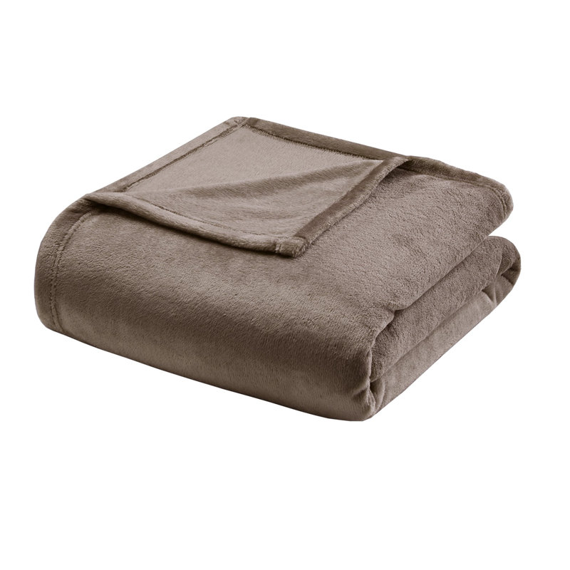 Couverture Microlight, Double, Brun