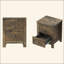 Table de chevet en bois Farmhouse