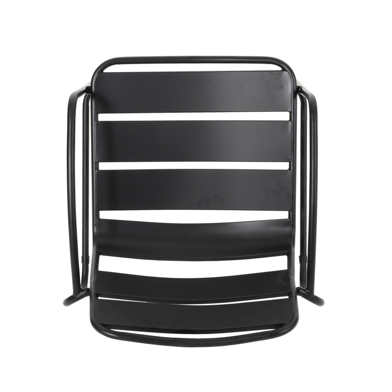 Chair: Matte Black Iron, Making Backyard & Patio More Appealing, 24.62 In. Height, 13.19 Lb Delightful In 24.94 Depth,