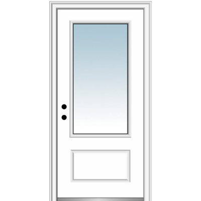 MMI DOOR 36 in. x 81.75 in. Fiberglass Prehung Front Entry Door