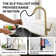 Single Handle High-Arc Kitchen Faucet With Two Function Spray Flow