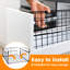 Ensemble de 2 étagères de rangement suspendues en métal pour panier de cuisine-798641827