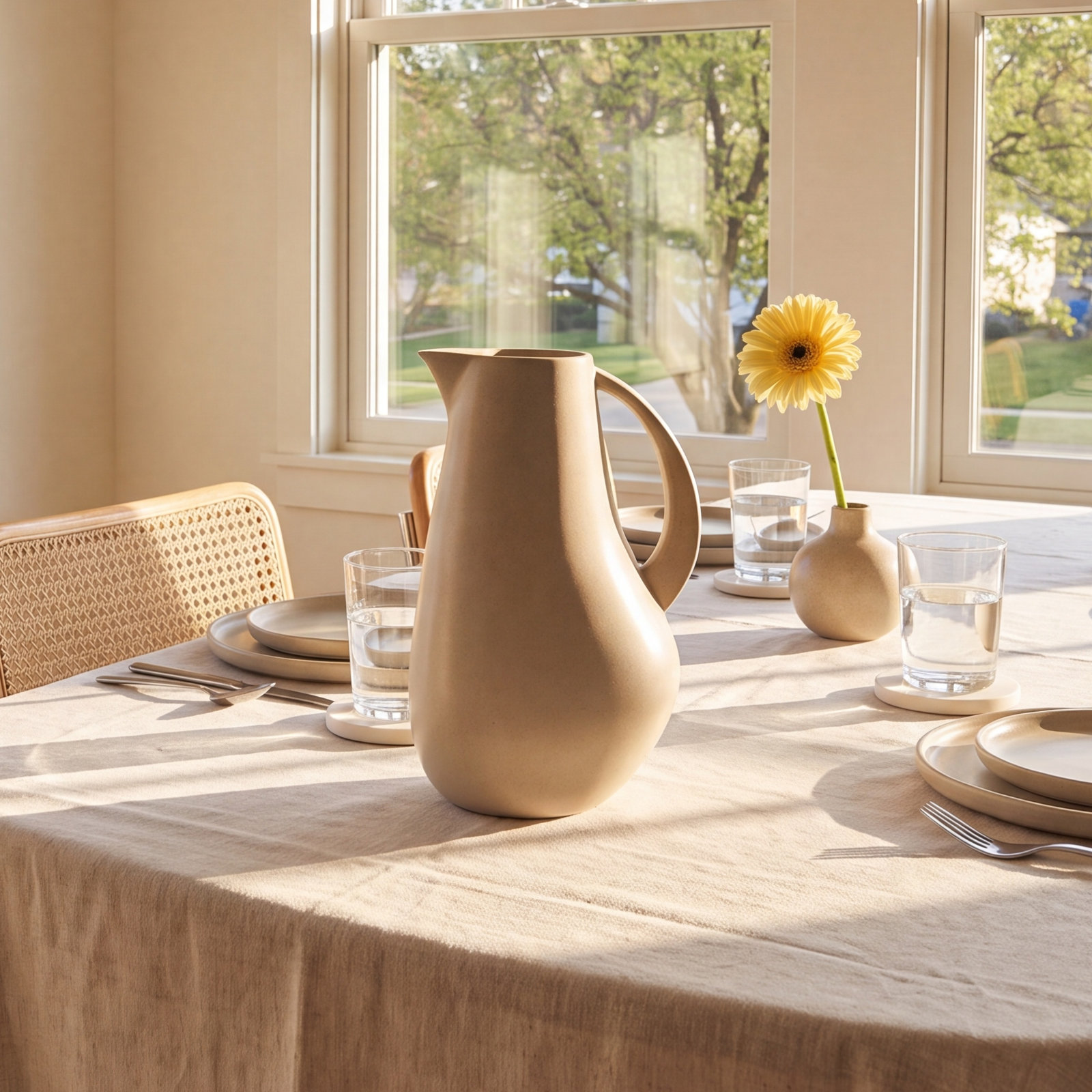 Borgen Stoneware Pitcher, Pita