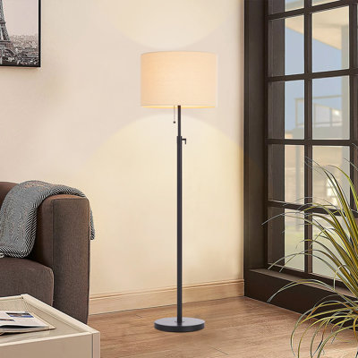 Lampe sur pied réglable traditionnelle 64,5 po Kelliann