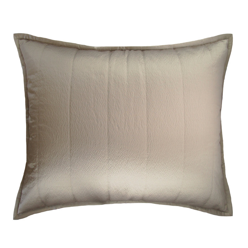 Hammered Lumbar Pillow Cover & Insert, Taupe