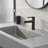 Single-Hole Single-handle Bathroom Faucet with Drain Assembly-87349270