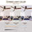 52 Inch Indoor Flush Mount Ceiling Fan With LED Light And Remote Control