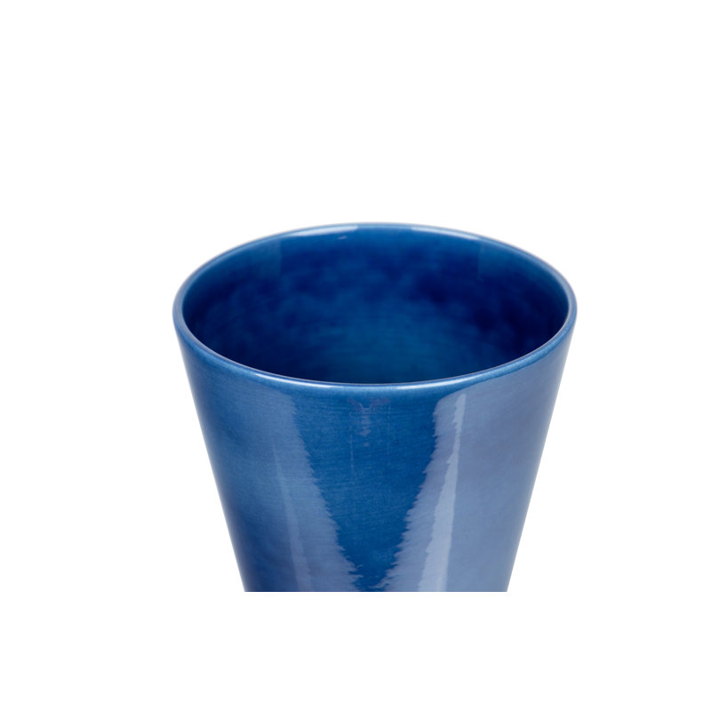Deann Blue/Black 34Cm Ceramic Table Vase