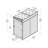 Palram - Canopia Skylight 4 Ft. W X 6 Ft. D Polycarbonate Lean-To Tool Shed, Midnight Grey-120087699
