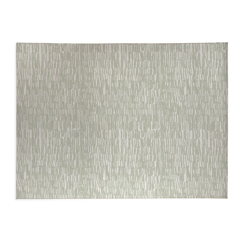 Strands Kids Play Mat, Rectangle 5' x 7', Light Green