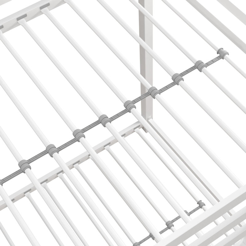 Lit superposé standard Eastfield par Isabelle & Max ™, Lit superposé double sur double, Blanc