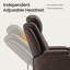 Fauteuil inclinable électrique rétro en cuir écologique-42250147