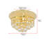 Hallsburg Crystal Semi Flush Mount-943003873-943003878