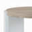 High Gloss End Table with Sled Base