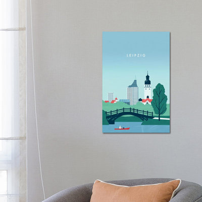 Leipzig by Katinka Reinke - Wrapped Canvas Print