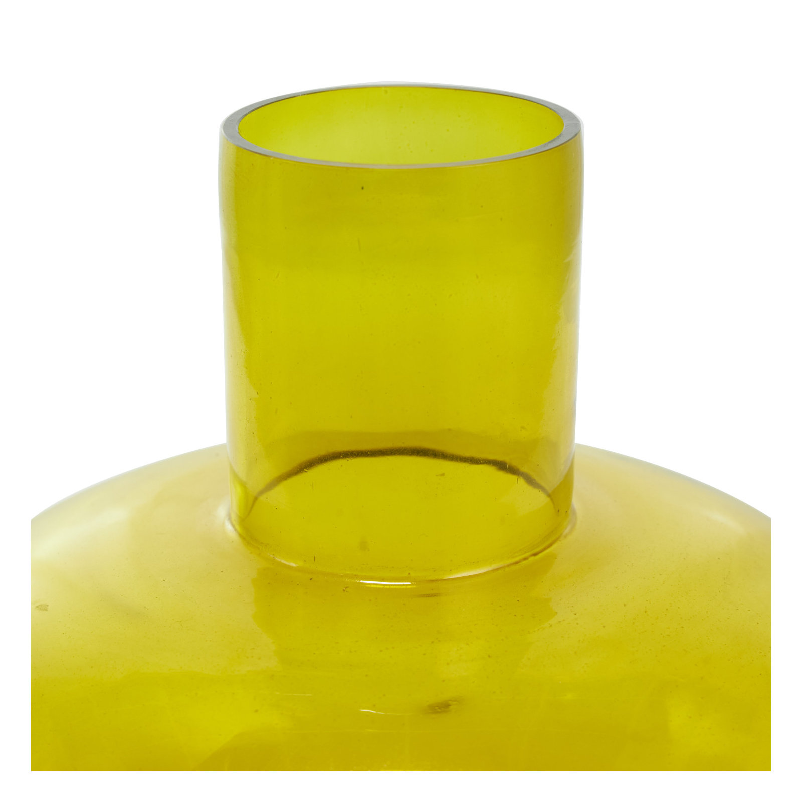 Glass Table Vase, Green