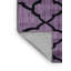 Tapis mauve lavable à la machine