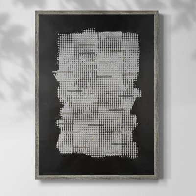Bits & Bytes I, reproduction encadrée - bois massif