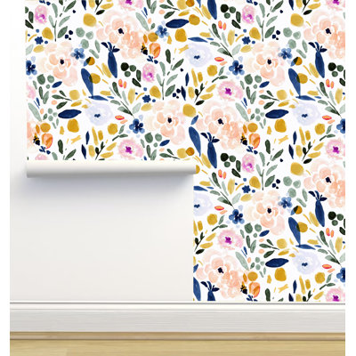 Crystal W Design 6' L x 24" W Peel and Stick Wallpaper Roll