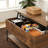 Lift Top Coffee Table 39.4 Inch Rectangle