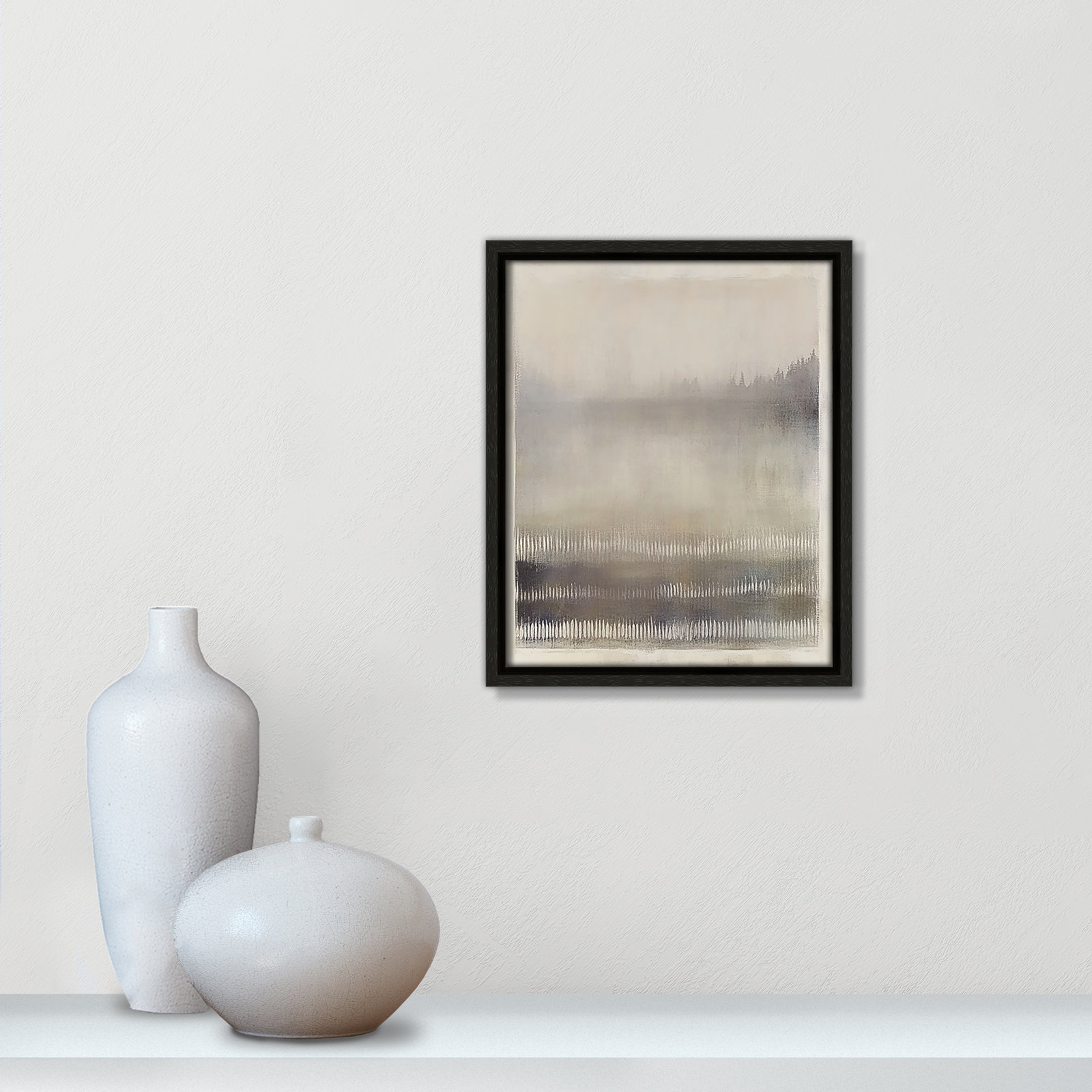 Balanced Silence III Print by Irena Orlov, 11.5" H x 9.5" W, Espresso Floater