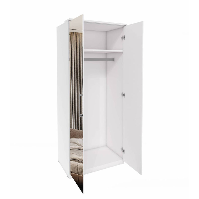 Nikitha 2 Door Manufactured Wood Wardrobe