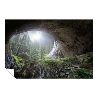 Hidden Cave And Open Sky - No Frame Print