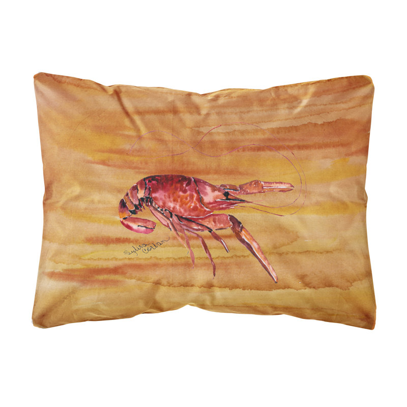 Coussin décoratif intérieur/extérieur crawfish