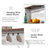 55.3" Wine Coffee Bar Cabinets With Leather Wine Rack Design And Led Lights