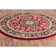 Cobbins Medallion Kashan Red Traditional Rug