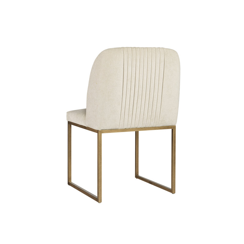 Nevin Upholstered Dining Chair, Muslin