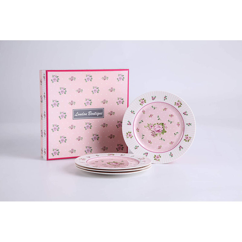 Aldeburgh Bone China Side Plate, Pink