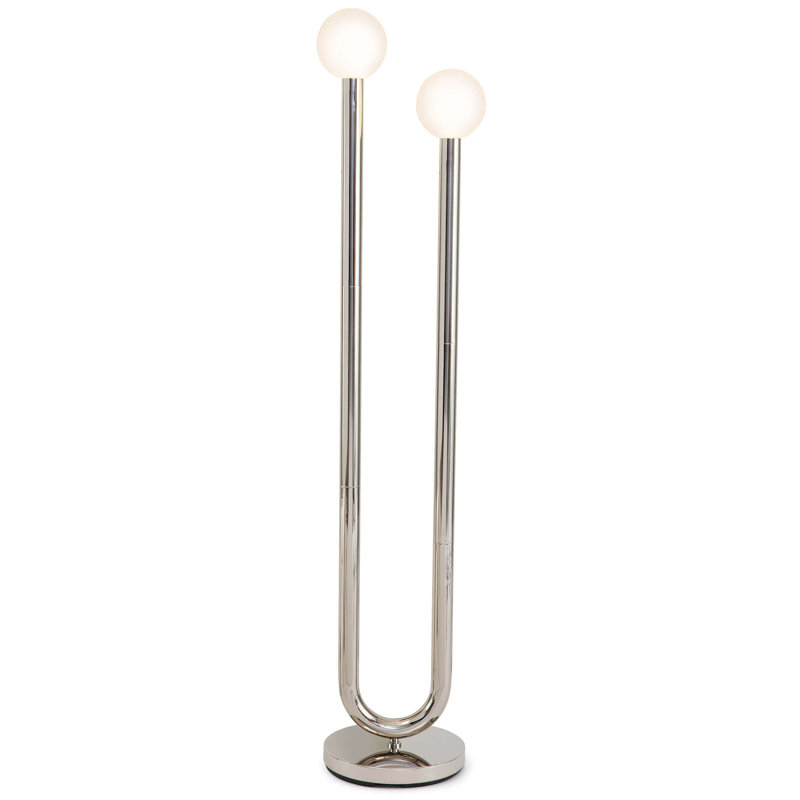 Happy Floor Lamp, Polished Nickel