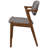 Artresha Padded Wood Dining Arm Chair Dark Walnut-1656774135-1656774132