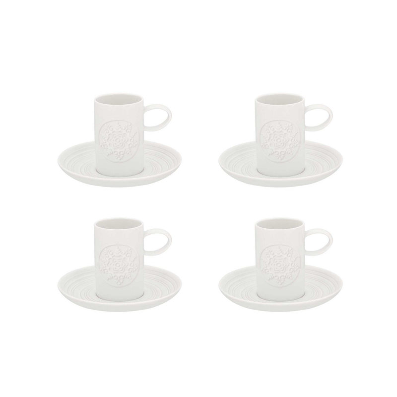 Ornement tasse à café et soucoupe