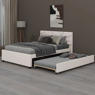 Mahnur Upholstered Panel Bed