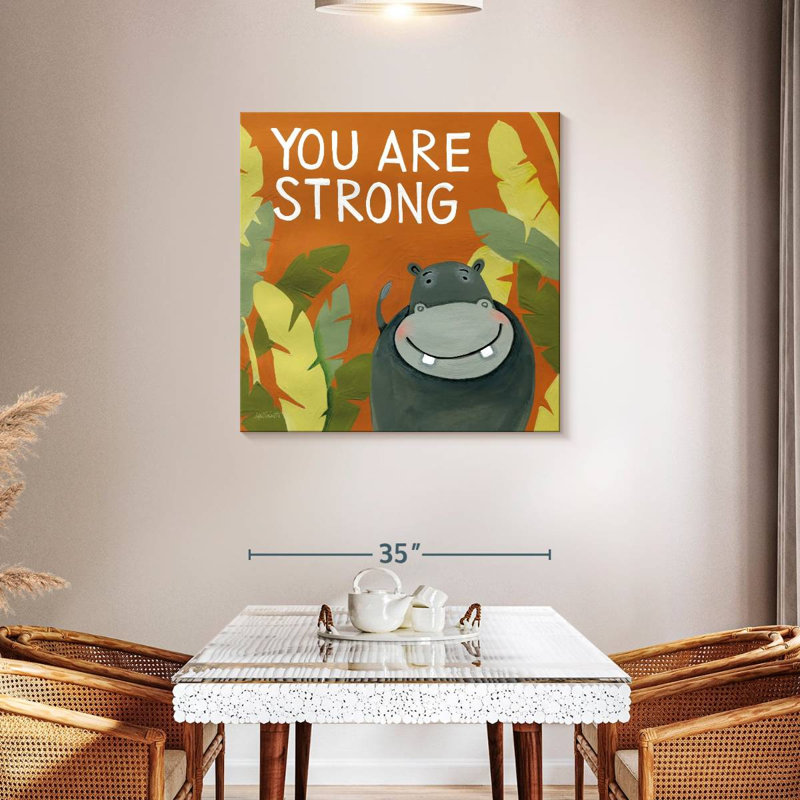 Ashelle «You Are Strong», H 36 po x l 36 po