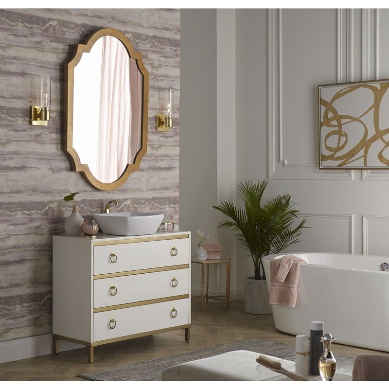 Armed Sconce, Satin Brass