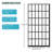 Single Panel Frameless Fixed Shower Door