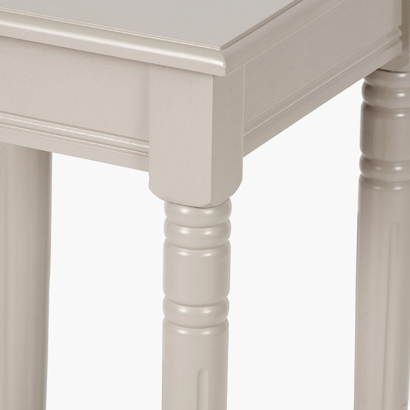Callum End Table, Putty Beige
