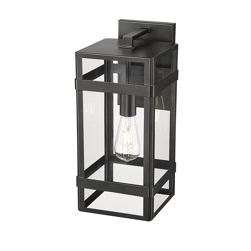 Dawnridge 1 Light Outdoor Wall Sconce, 17.25" H x 7.5" W x 9" D