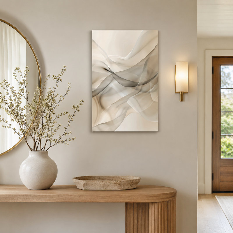 Art mural moderne sur toile, H 36 po x l 24 po x P 1,5 po