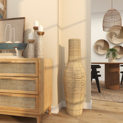 Grand vase de plancher Sabre Brown