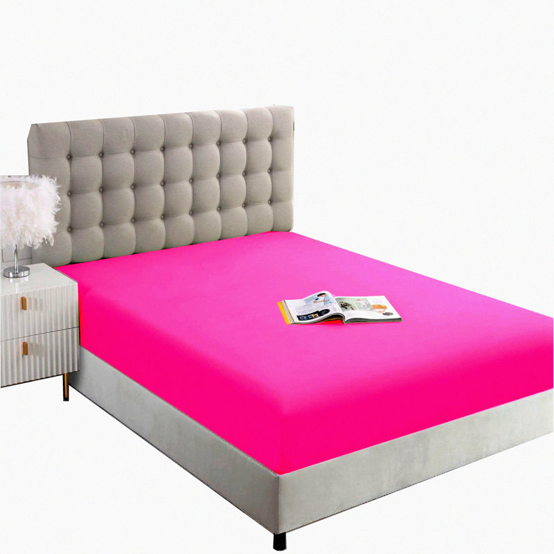 Luxury Comfort Deep Pocket Fitted Sheet - Hotel Quality Bedding, Wrinkle and Fade Resistant, Full, Hot Pink - 1 Piece