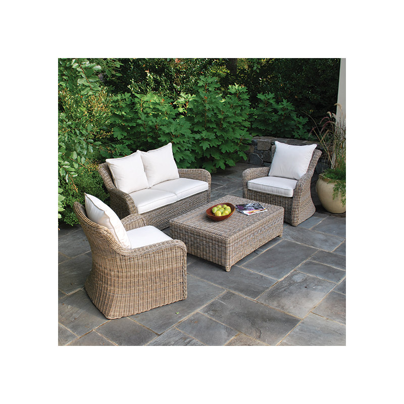 Sag Harbor Outdoor 2 - Seat Loveseat, Driftwood, Natural