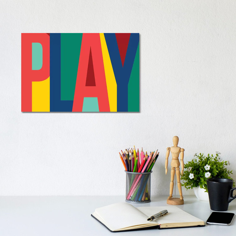 Play - Wrapped Canvas Print, 20.32 cm H x 30.48 cm W