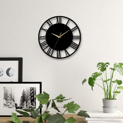 Sova Metal Wall Clock