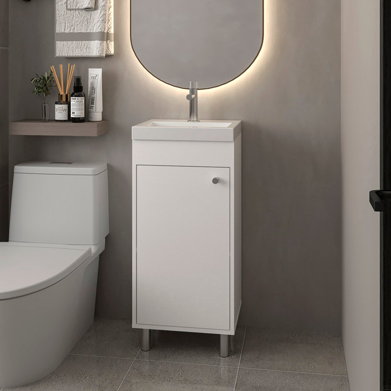 Évier de meuble-lavabo, Blanc